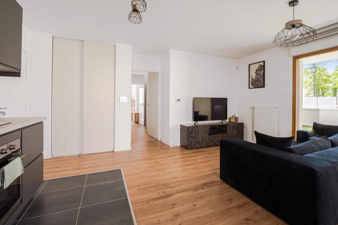 Appartement Cosygreen77 Modern With Garden And Parking