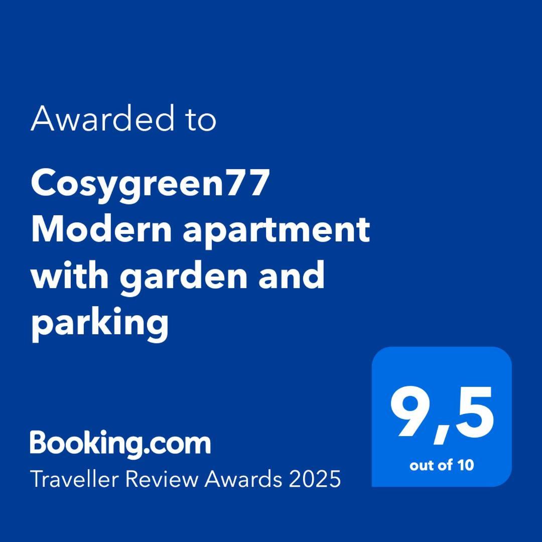 Cosygreen77 Modern With Garden And Parking Appartement *